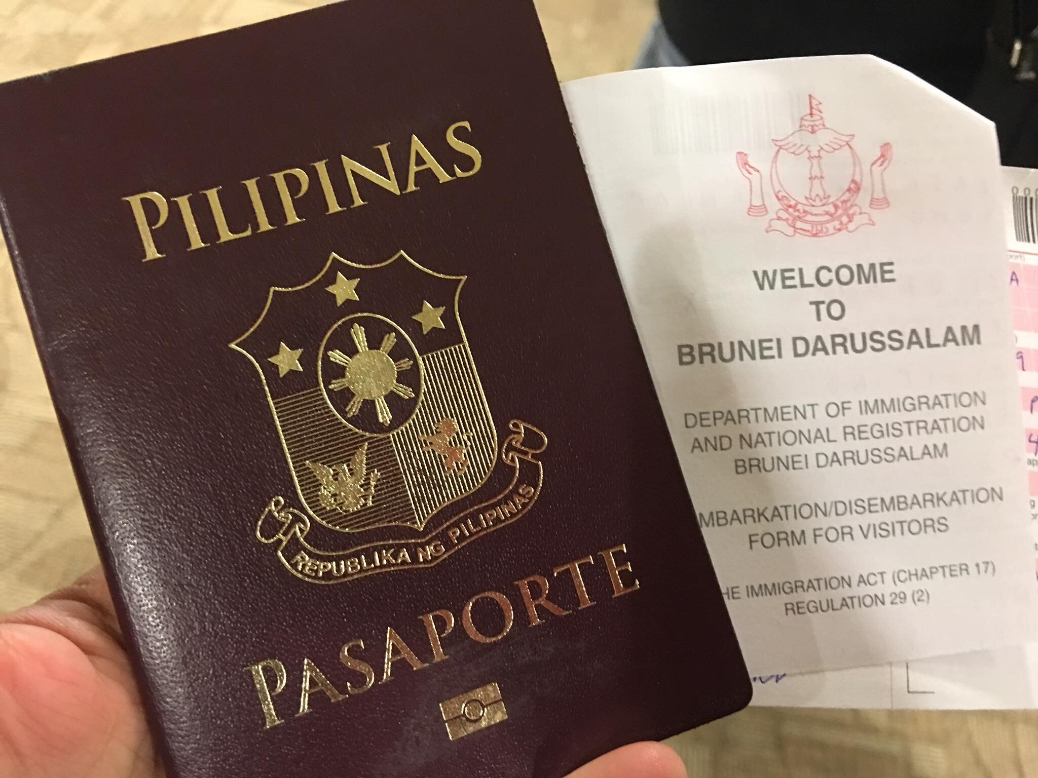 travel pass application brunei