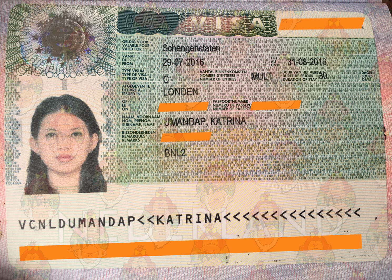 tourist visa to amsterdam from philippines