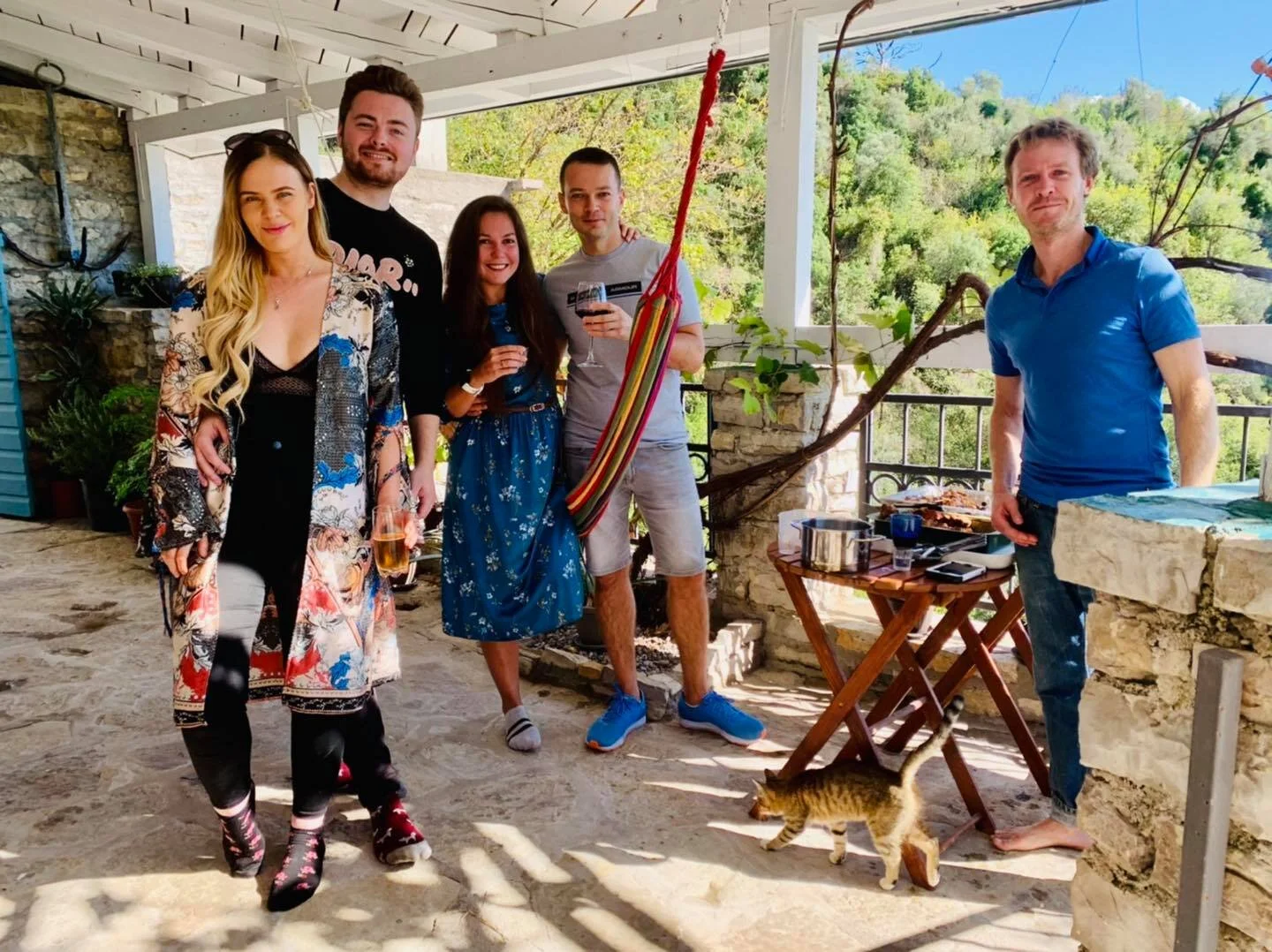 Expat Life in Montenegro Day 509: BBQ at home with fellow Digital Nomads 😬