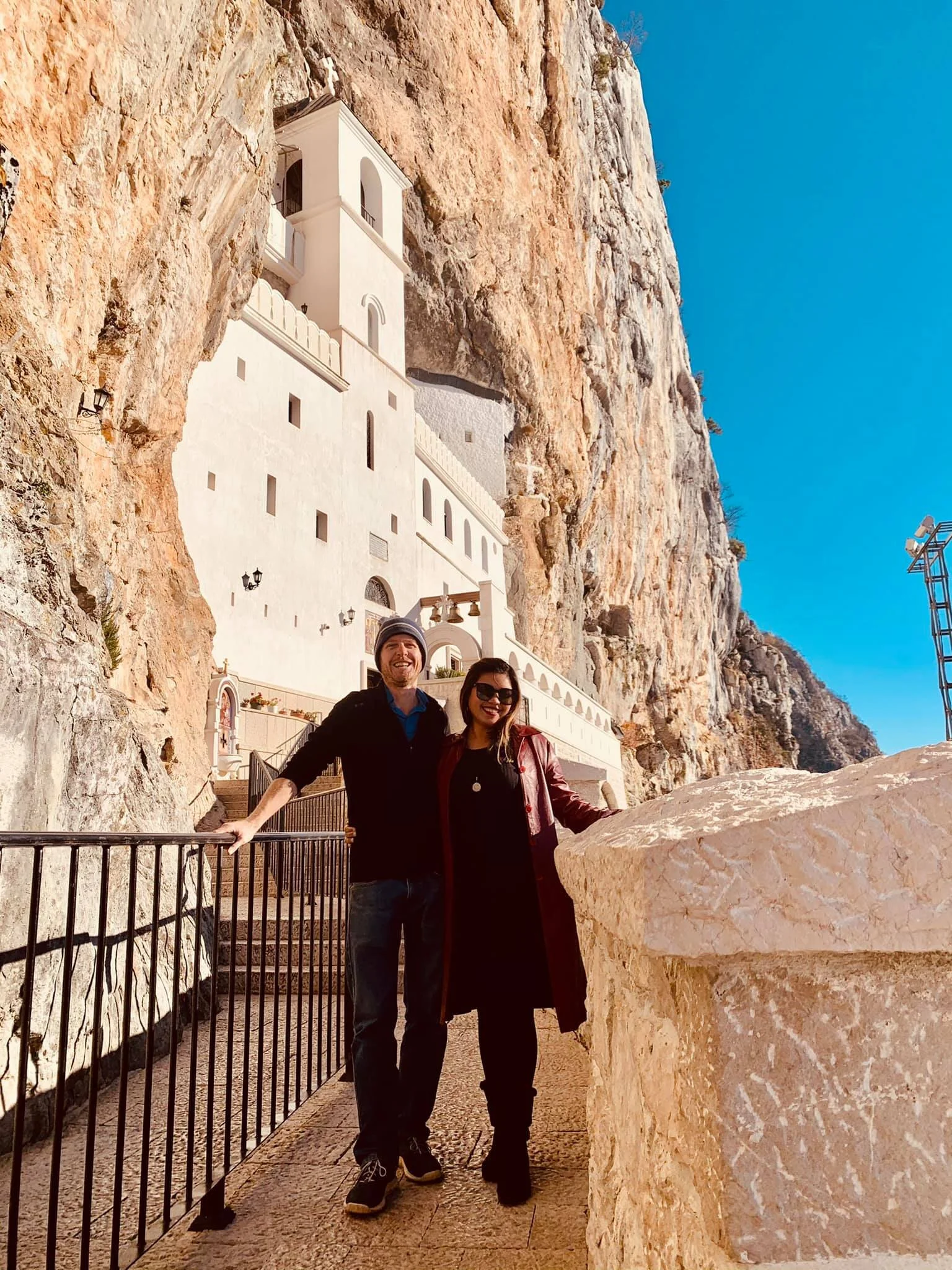 Expat Life in Montenegro Day 565: Hello from the Ostrog Monastery! ❤️
