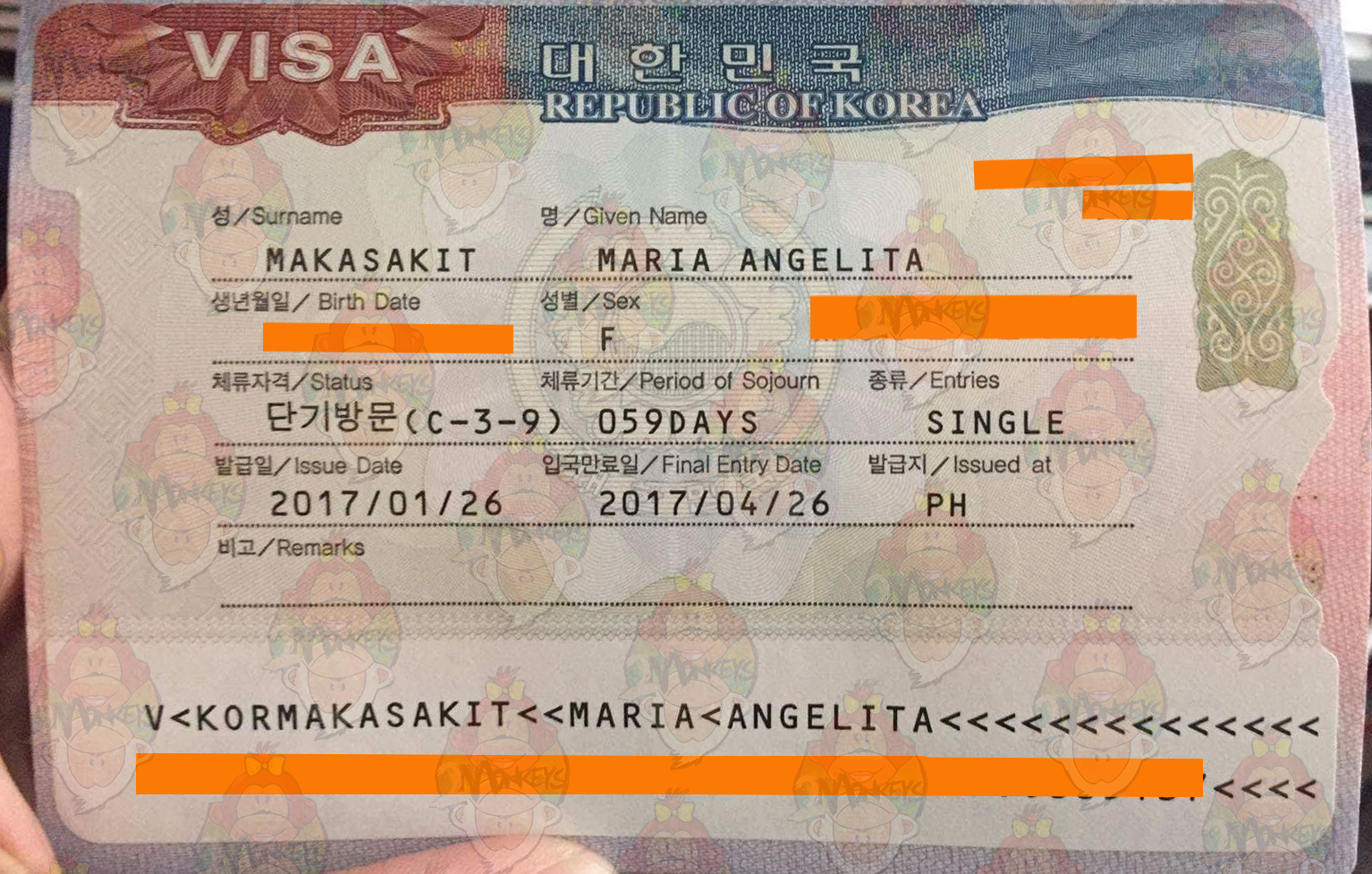 how to get south korea tourist visa