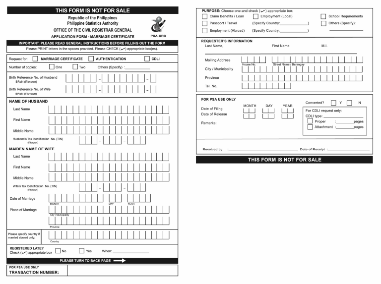 Getting a PSA Marriage Certificate Online or at the Centers