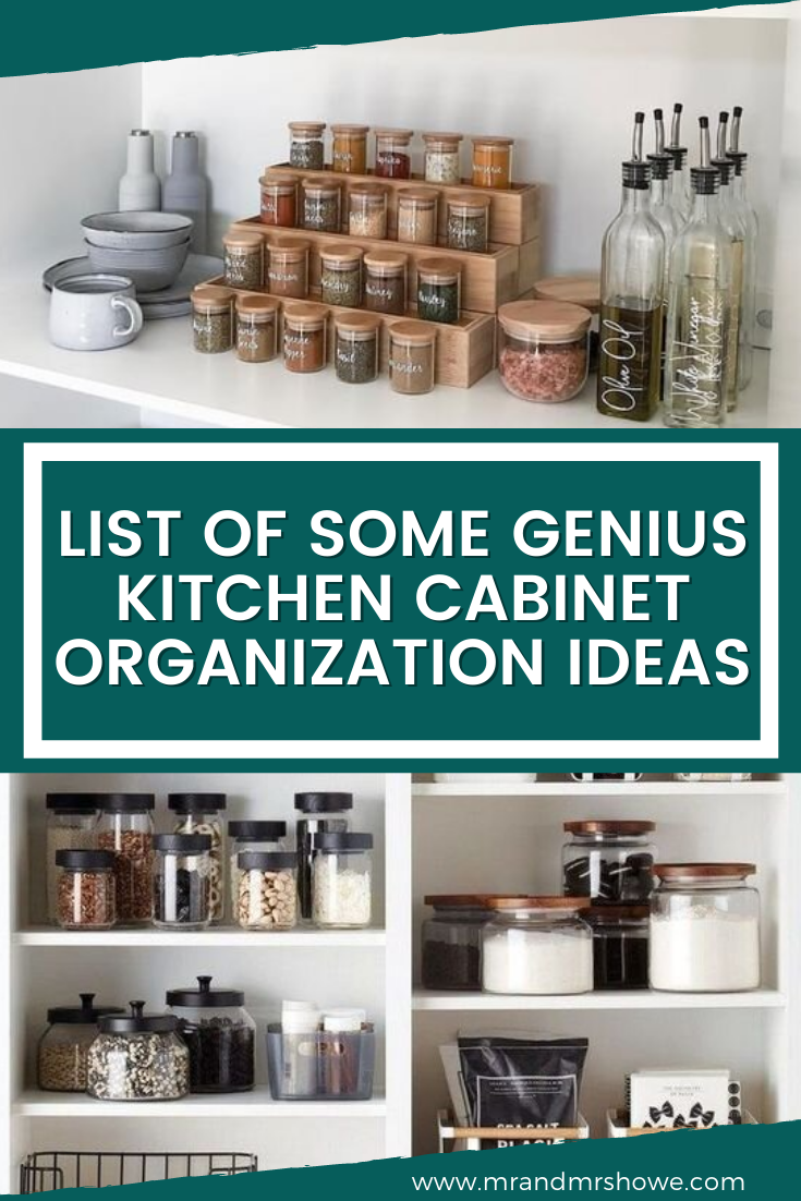 List of Some Genius Kitchen Cabinet Organization Ideas [Montenegro Stone House Renovation Vision Board]1.png