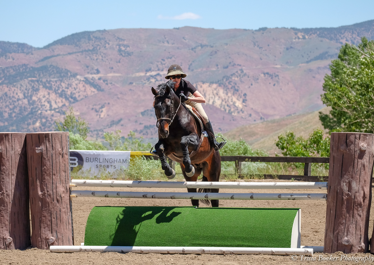 Julie Winkel and Maplewood's stallion Good To Know