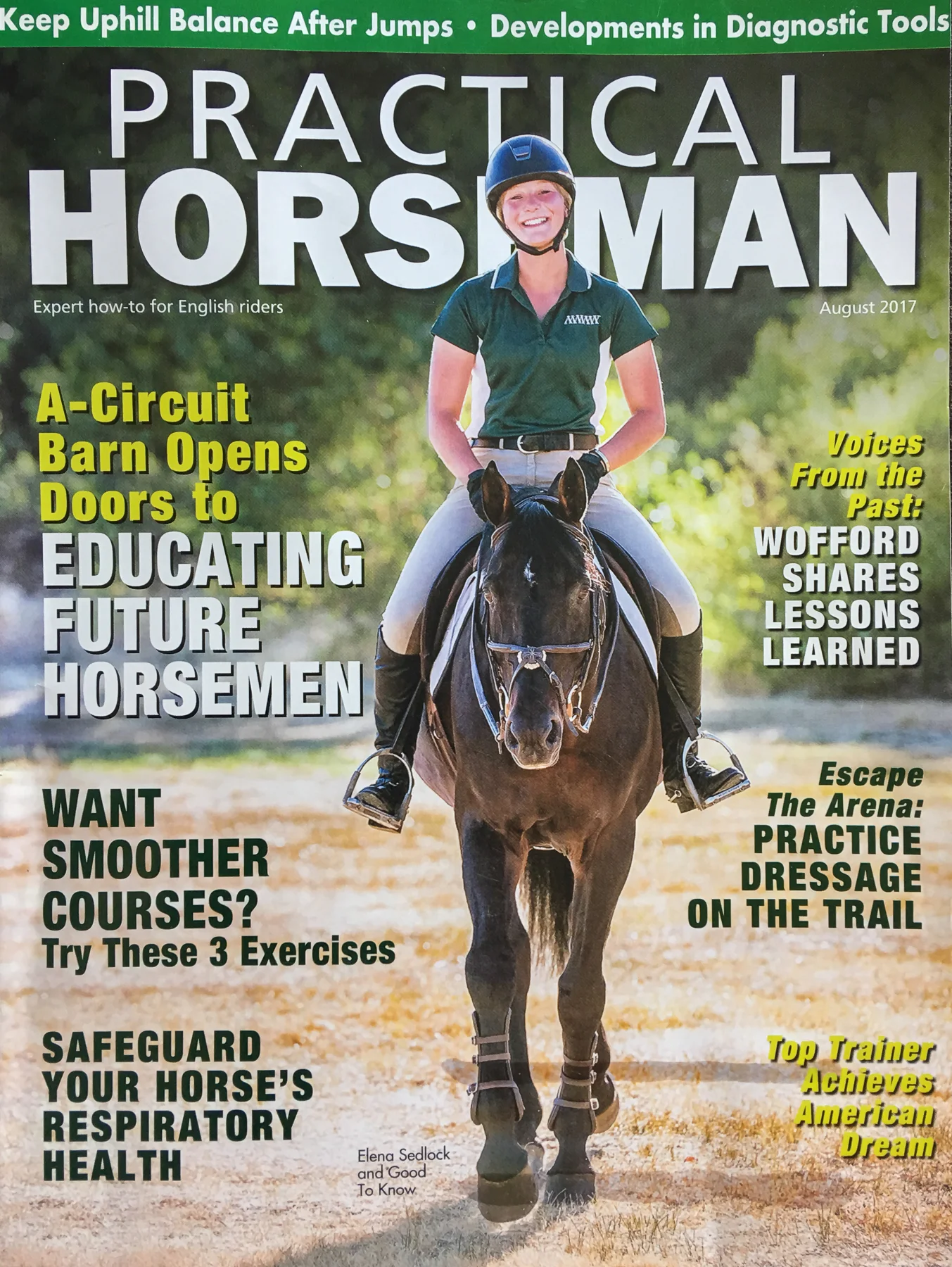 Maplewood's Horse Industry Training Program Featured in Practical Horseman