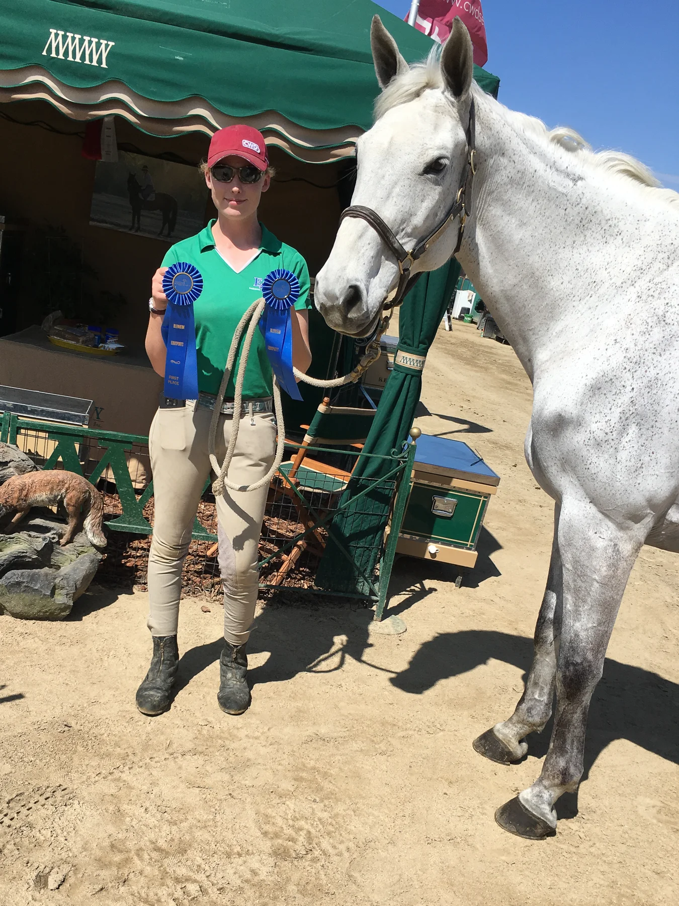 Emily Anderson with Cora Z at Blenheim