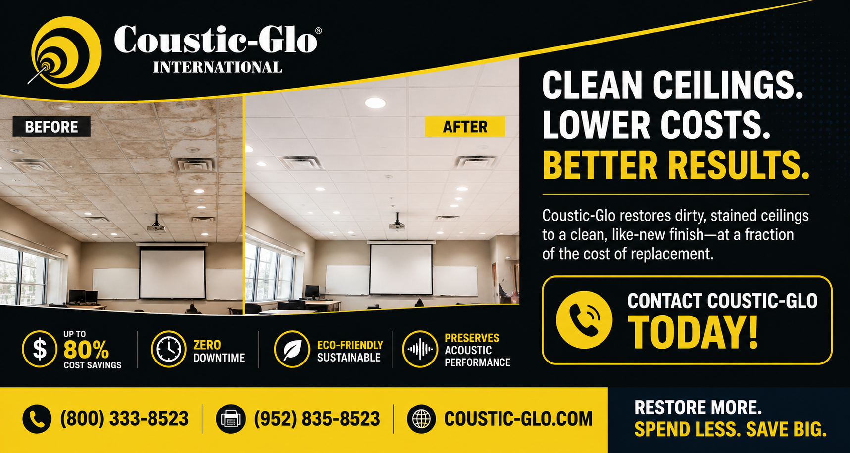 Contact Coustic Glo Today