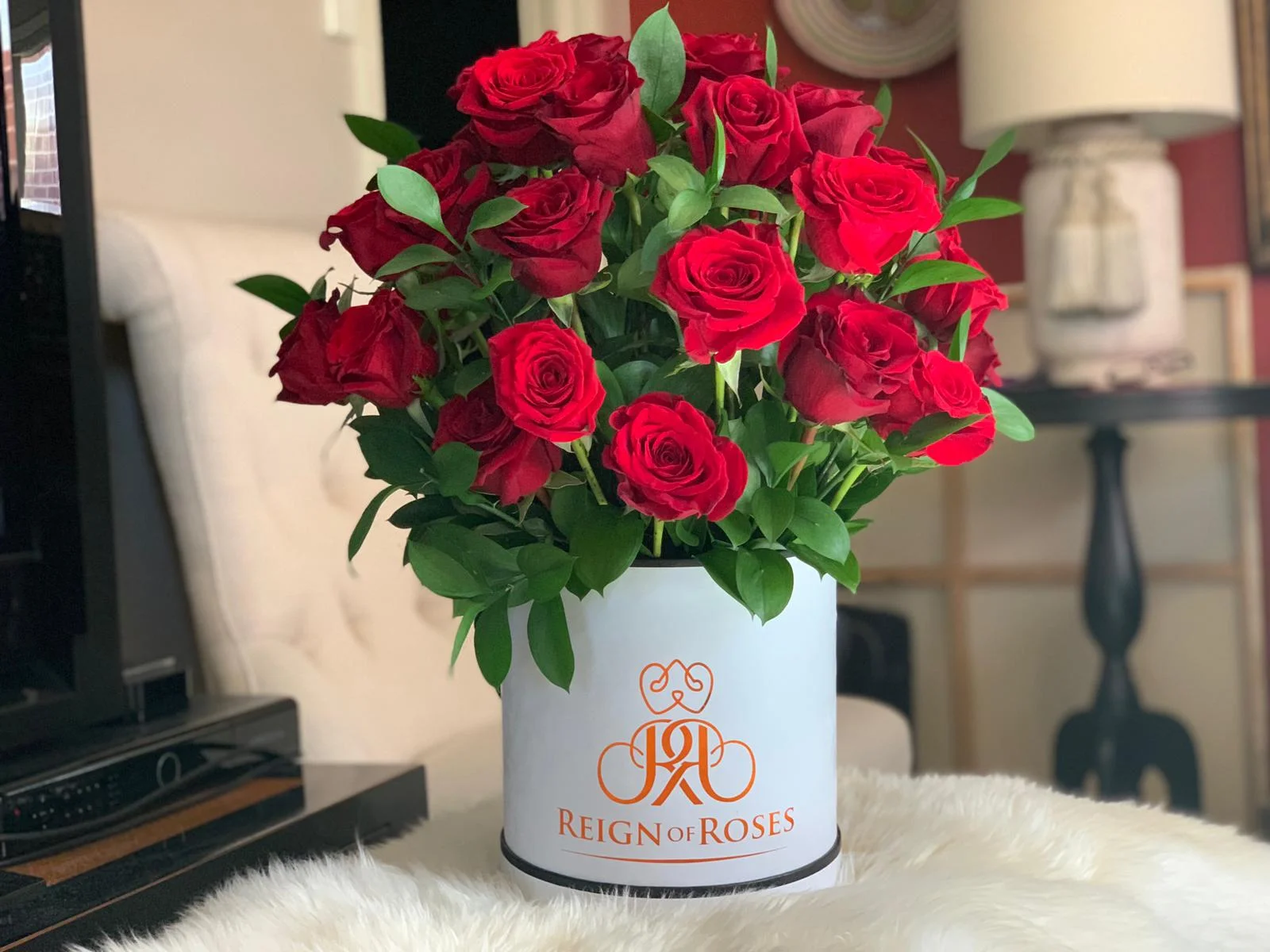 35 Red Rose Plush