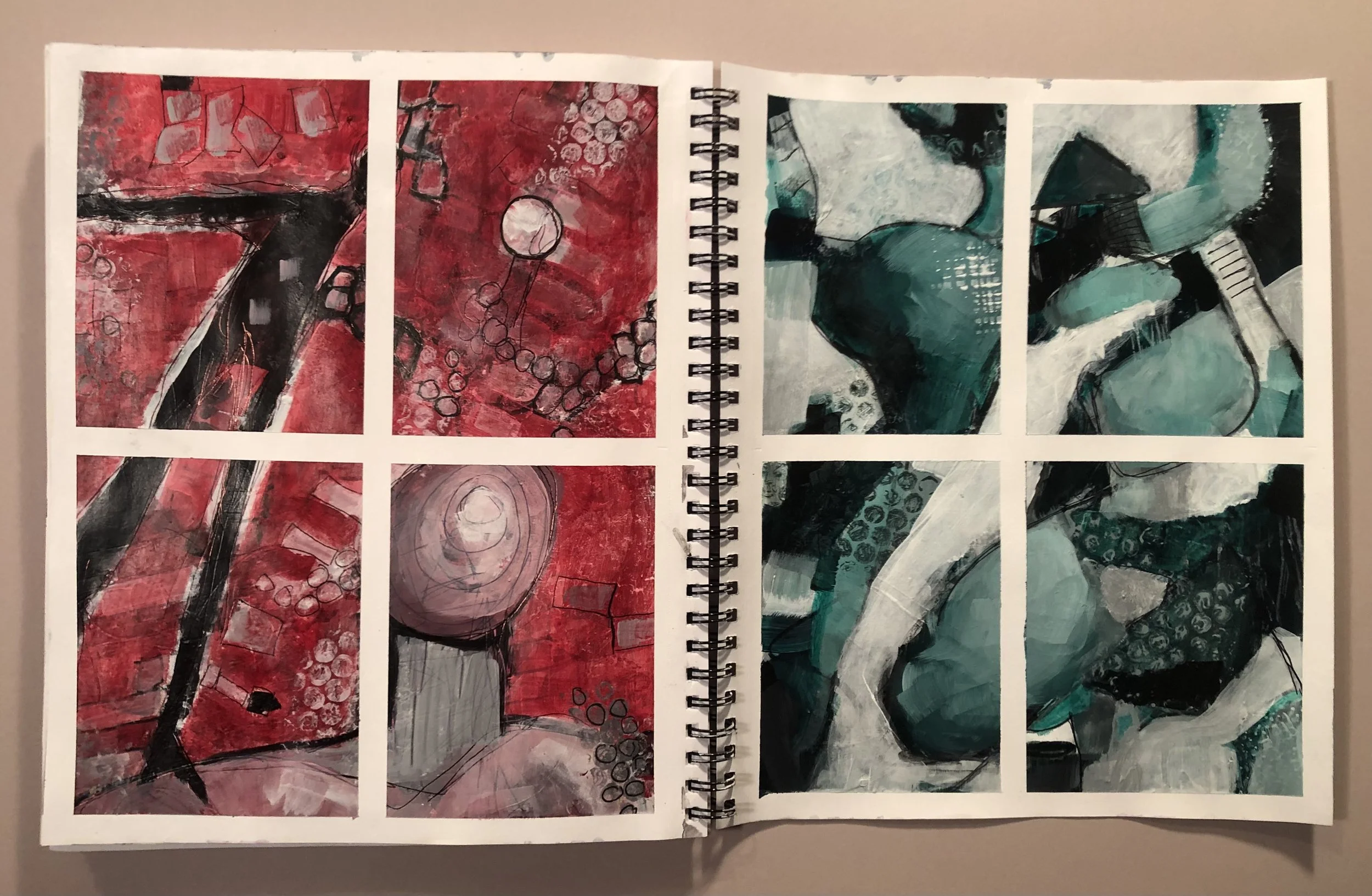 Week 8: Journal painting color study