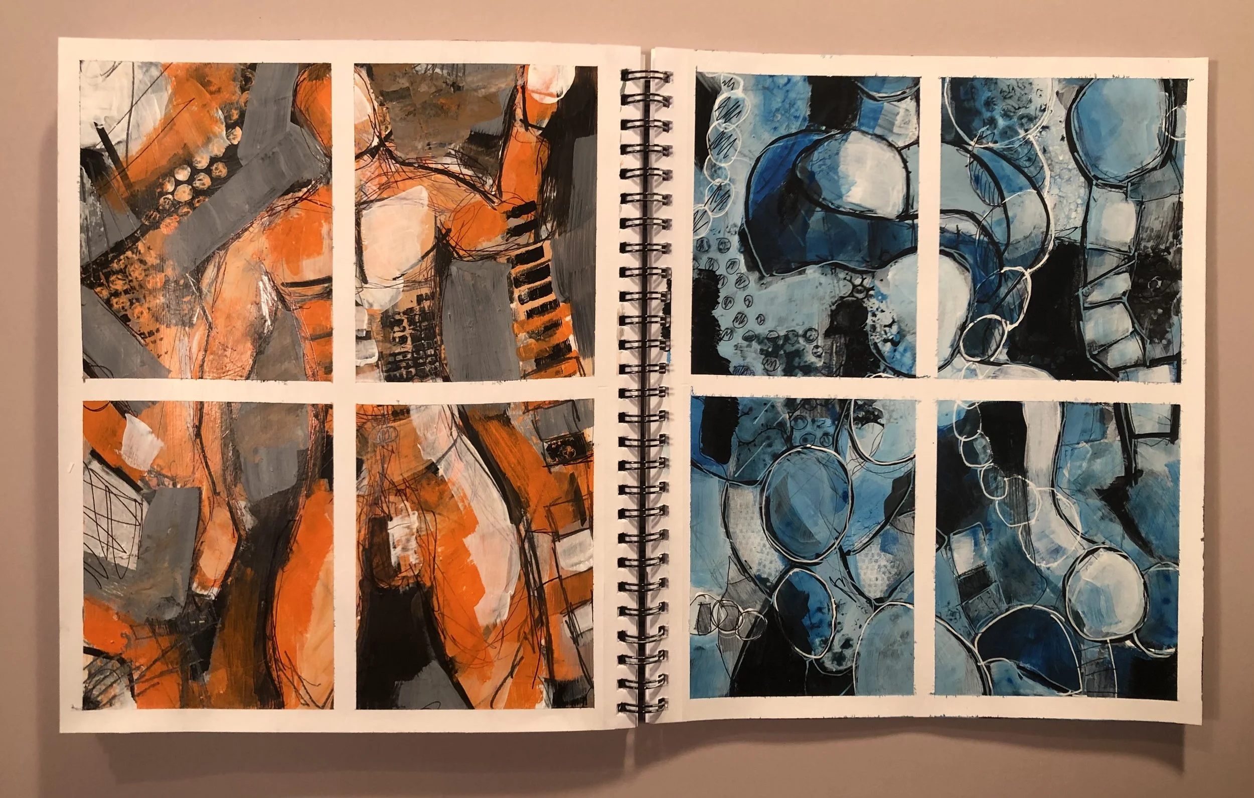 Week 8: Journal painting color study