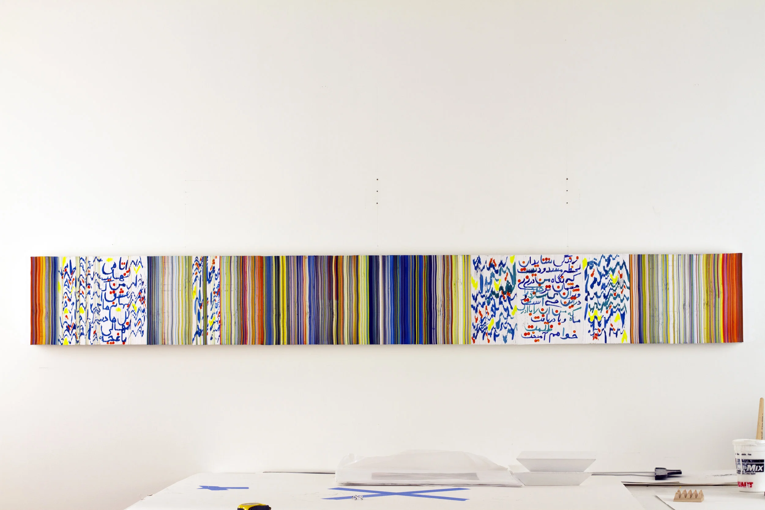 Forough 3, documented in the artist's studio