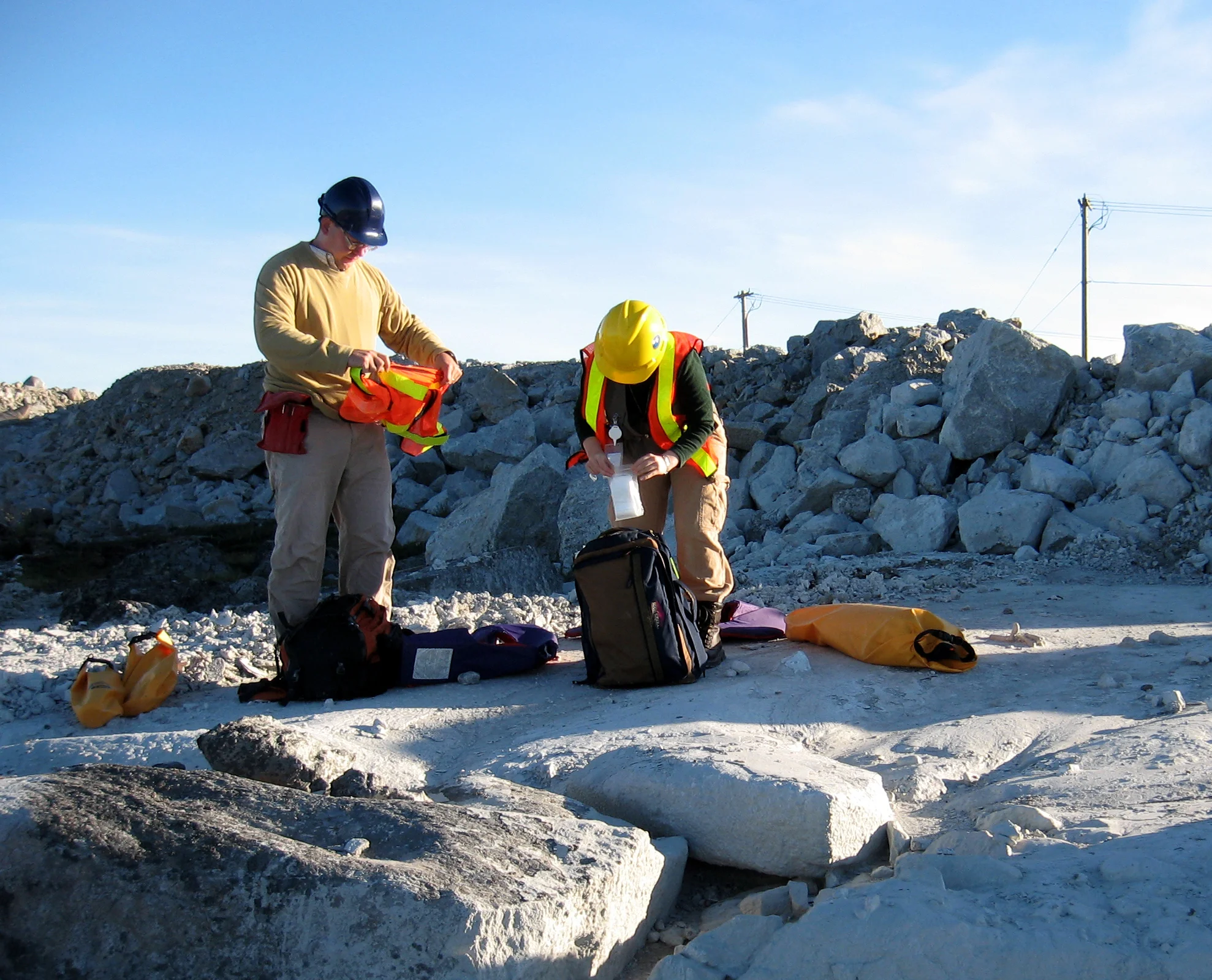 DIAVIK DIAMOND MINEThe Diavik mine is located in the Northwest Territories, Canada. These ultramafic mine tailings sequester carbon dioxide as they weather. See publications by Wilson et al. (2011) and Power et al. (2011a).