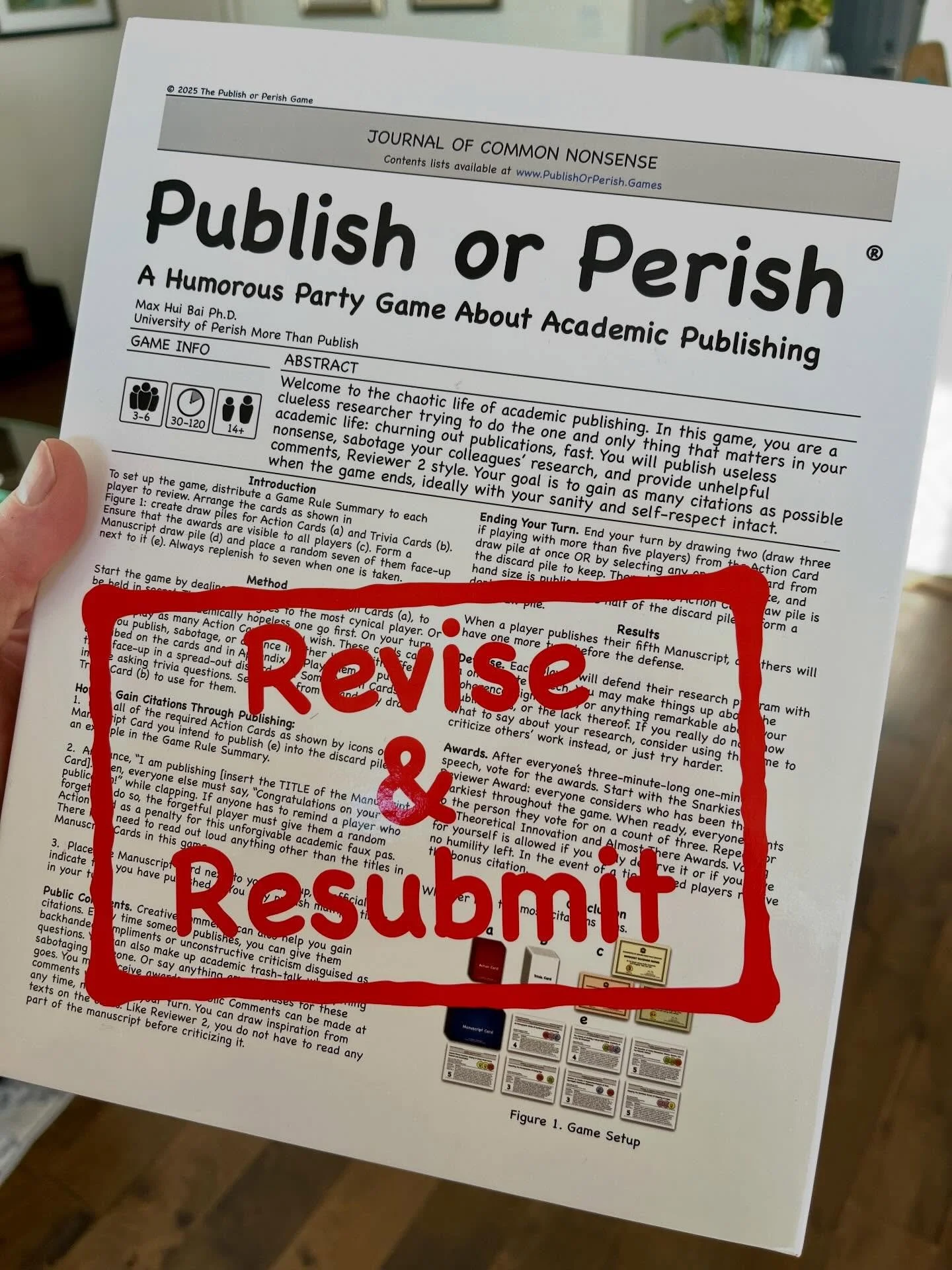 Looking forward to playing The Publish or Perish Game with my lab group, teaching them the perils of academia and Reviewer 2 headaches! @publishorperishgames @trentuniversity @trentschoolenviro #academia #publishing #writing #games #earthscience