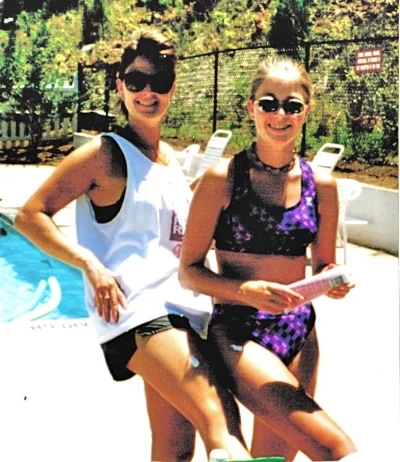 Summer fun with Lyn and Amy. Duluth, Georgia. 1997