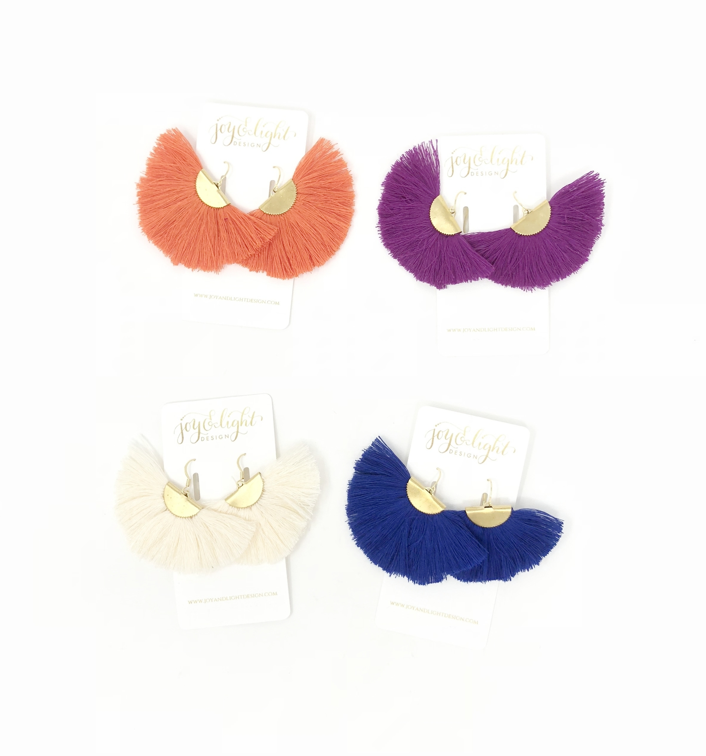 Fan Tassel Earrings