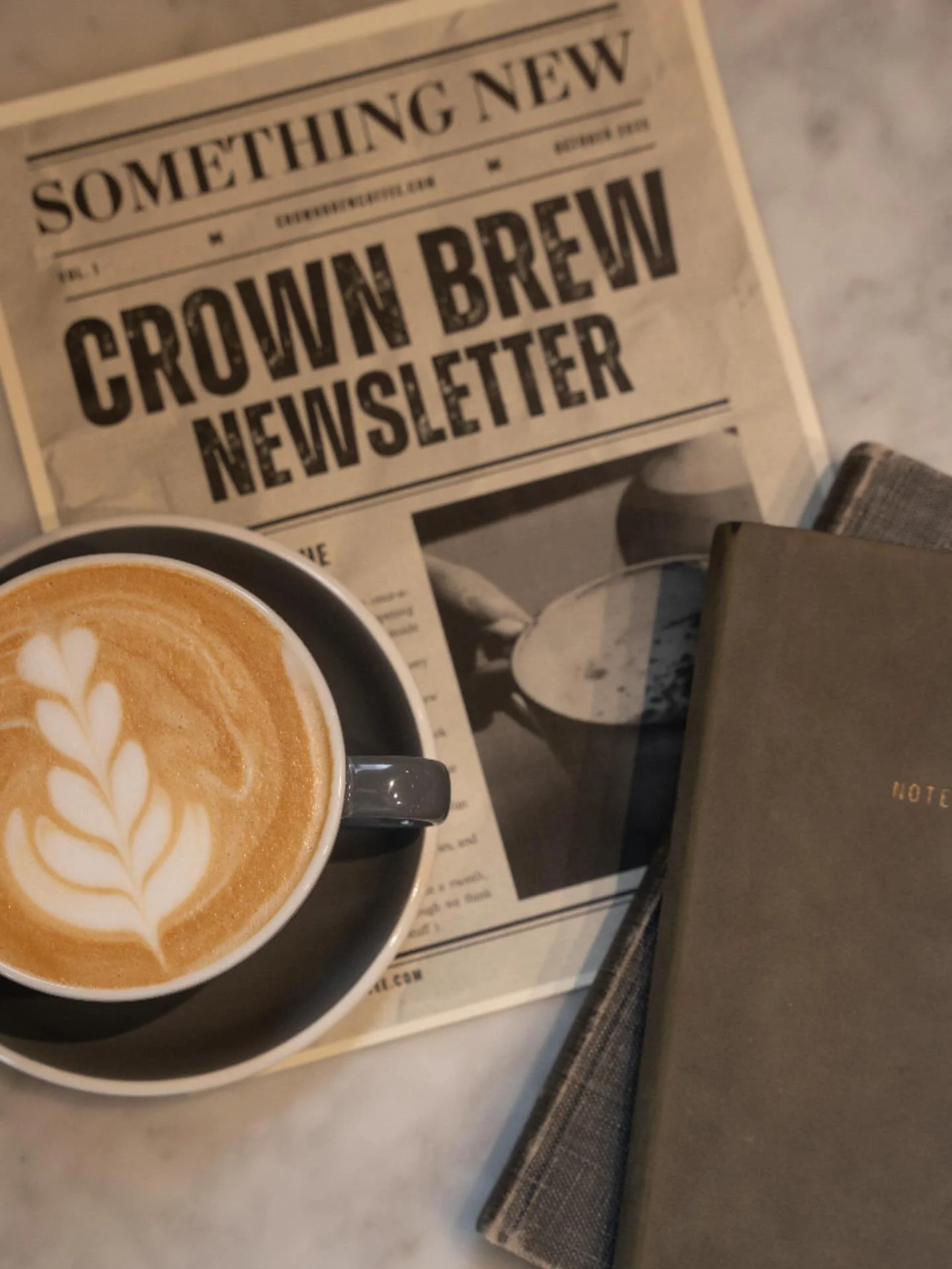 Good coffee.  Good community.  Good news.

We have something new and exciting to announce. From seasonal drink features and barista spotlights to giveaways, community updates, and cafe happenings, our Crown Brew newsletter is your all-access pass to 