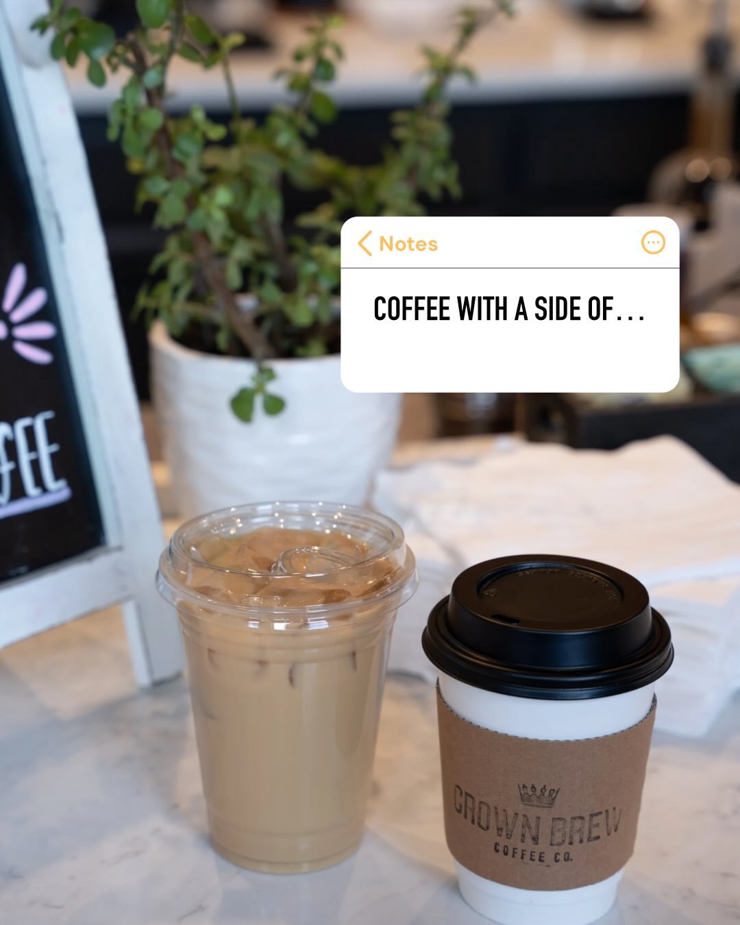 Coffee with a side of&hellip;
Snacks you didn&rsquo;t plan on buying, merch you didn&rsquo;t know you needed, baristas who remember your order, and a space that makes &ldquo;let&rsquo;s study&rdquo; feel a lot like hanging out.
Sounds about right ☕️ 