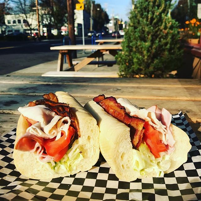Sunshine and our new club sandwich. Get it while supplies last! #winteriscoming #specials