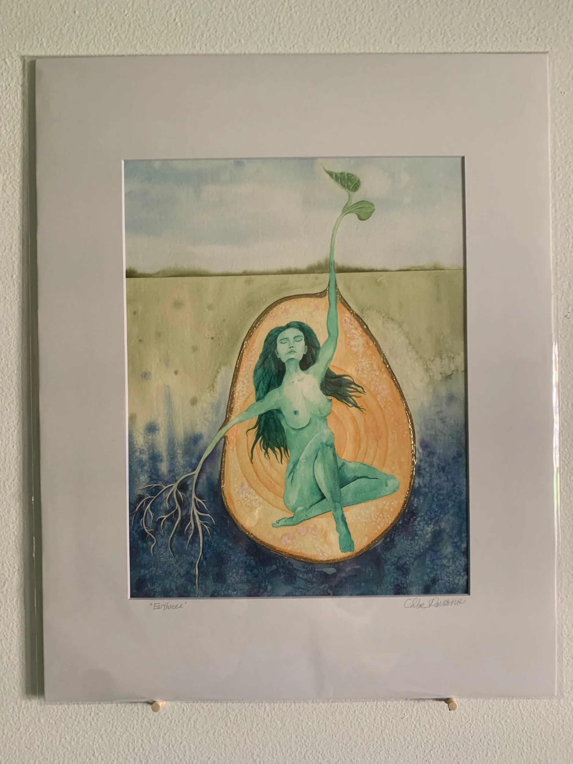 Earthseed - gold embellished giclée prints