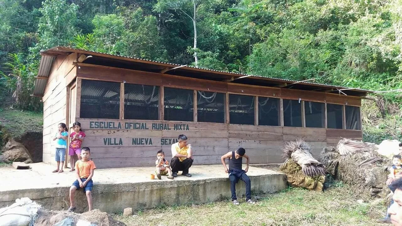 This is what the school house looks like outside. 