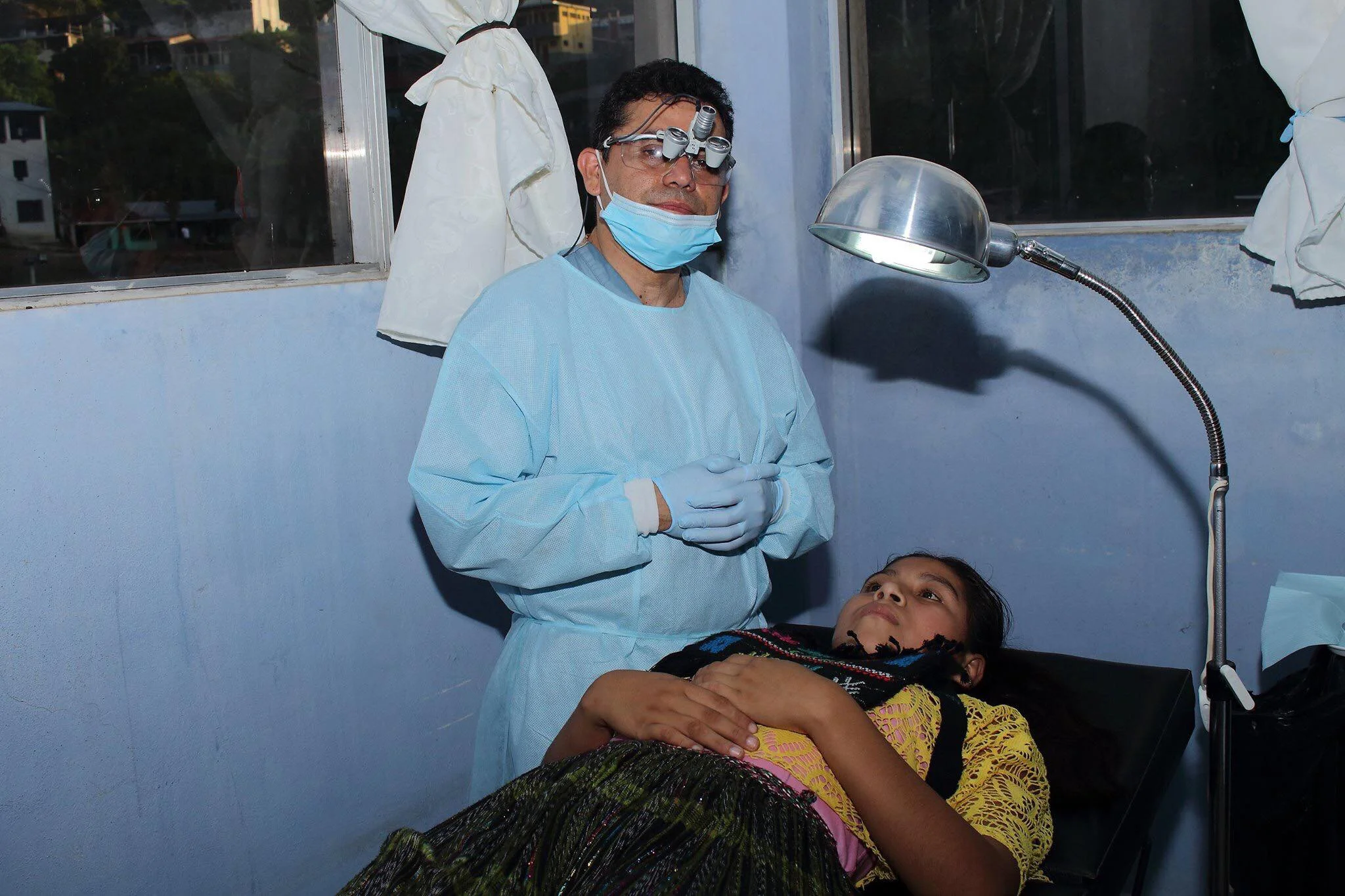 Dr. Coronado and the rest of the dental team were able to treat over 350 patients. 