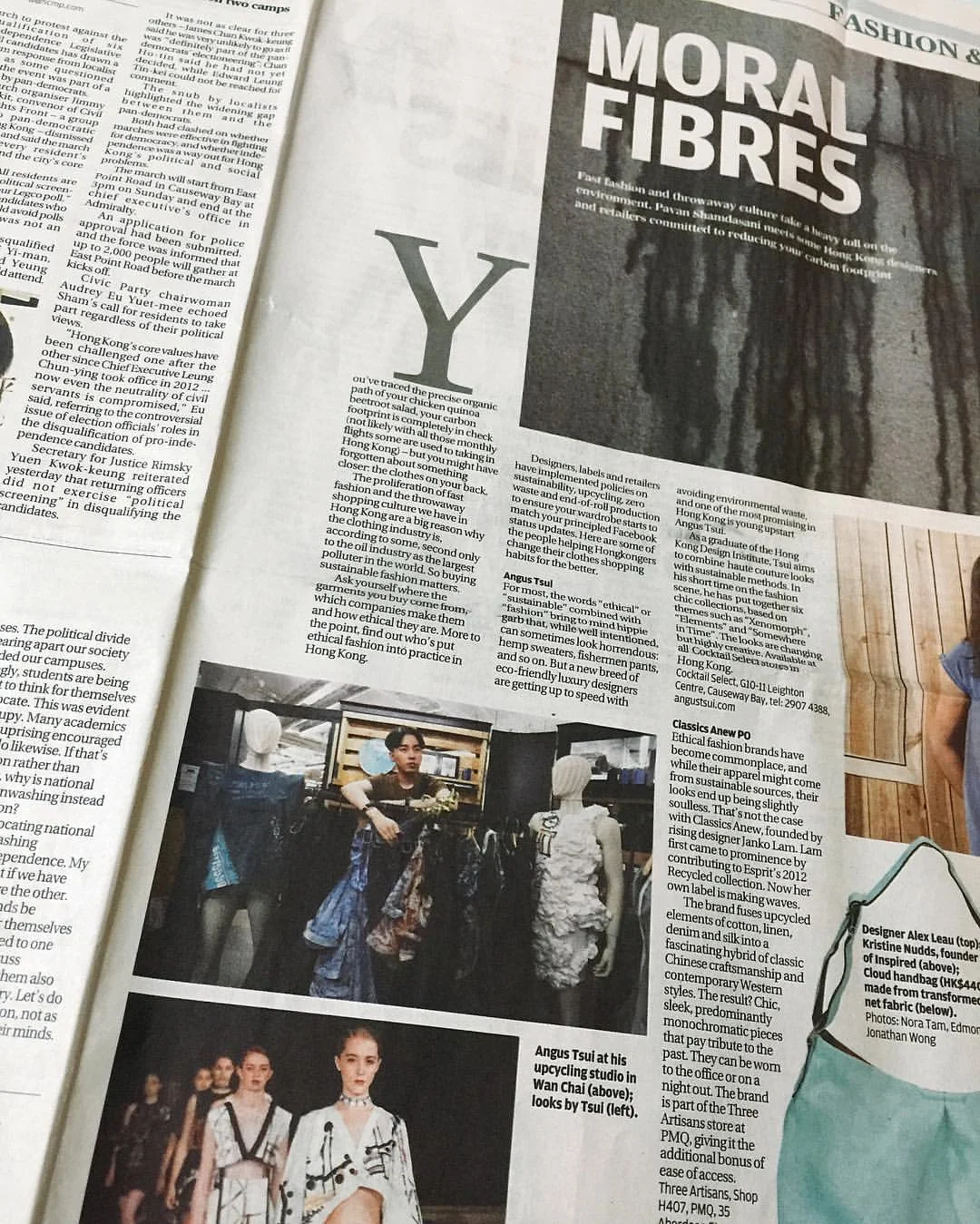 《South China Morning Post》MORAL FIBRES