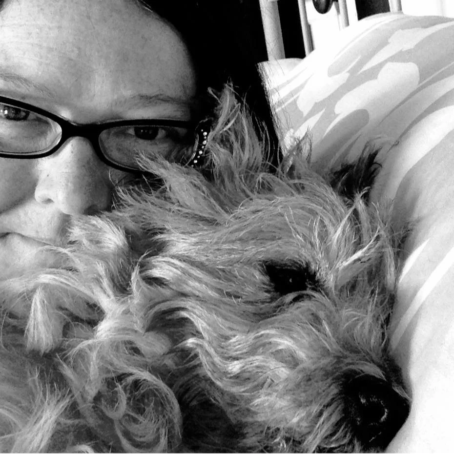 Me and one of the unwilling participants....Stella.