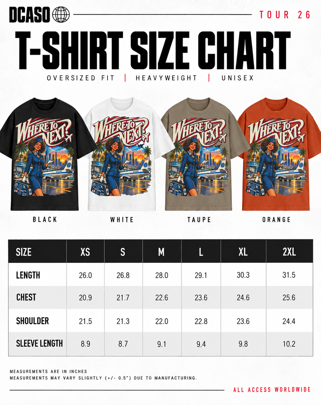 WHERE TO NEXT - STEWARDESS TEE