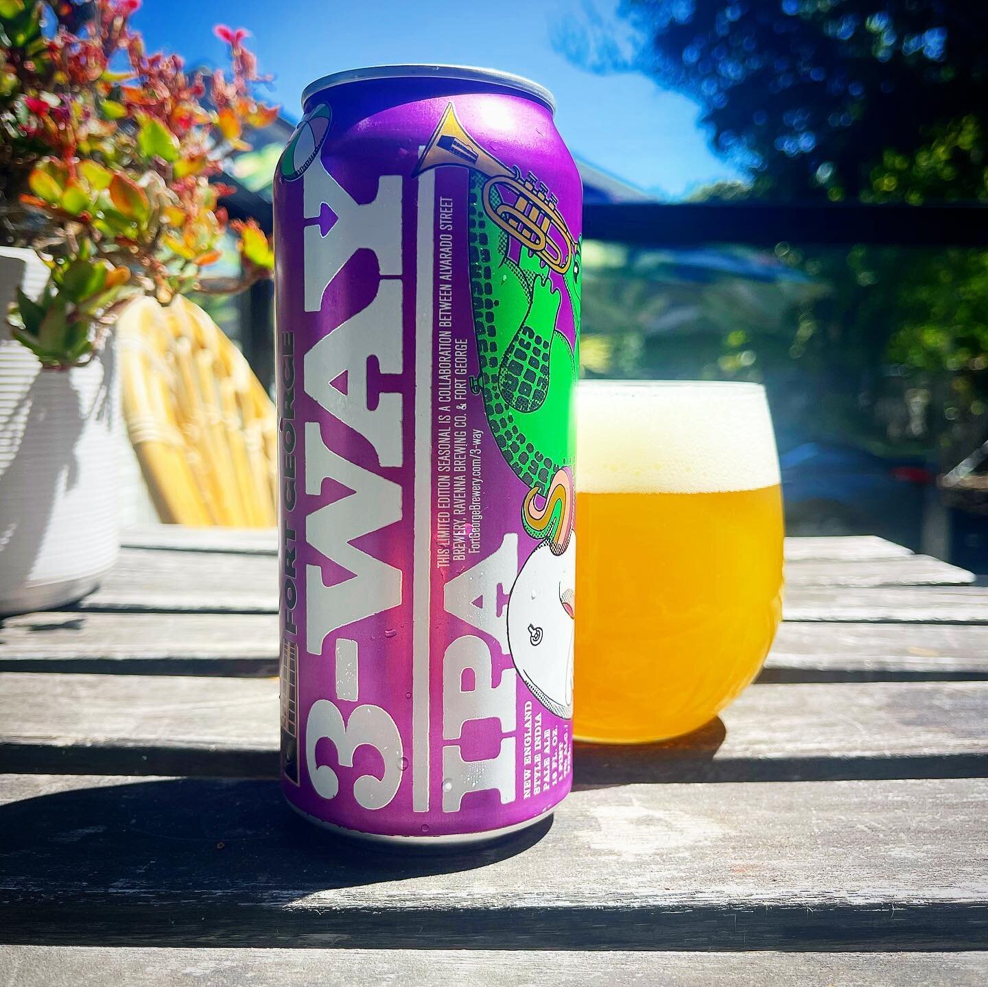 It&rsquo;s a gonna be a beautiful week here in the bay! Join us to celebrate the release of this beautiful collaboration between @fortgeorgebeer @alvaradostreetbrewery &amp; @ravennabrewing - 3way NE style IPA! 
.
Monday 4pm @therakepub 
.
Tuesday 6p