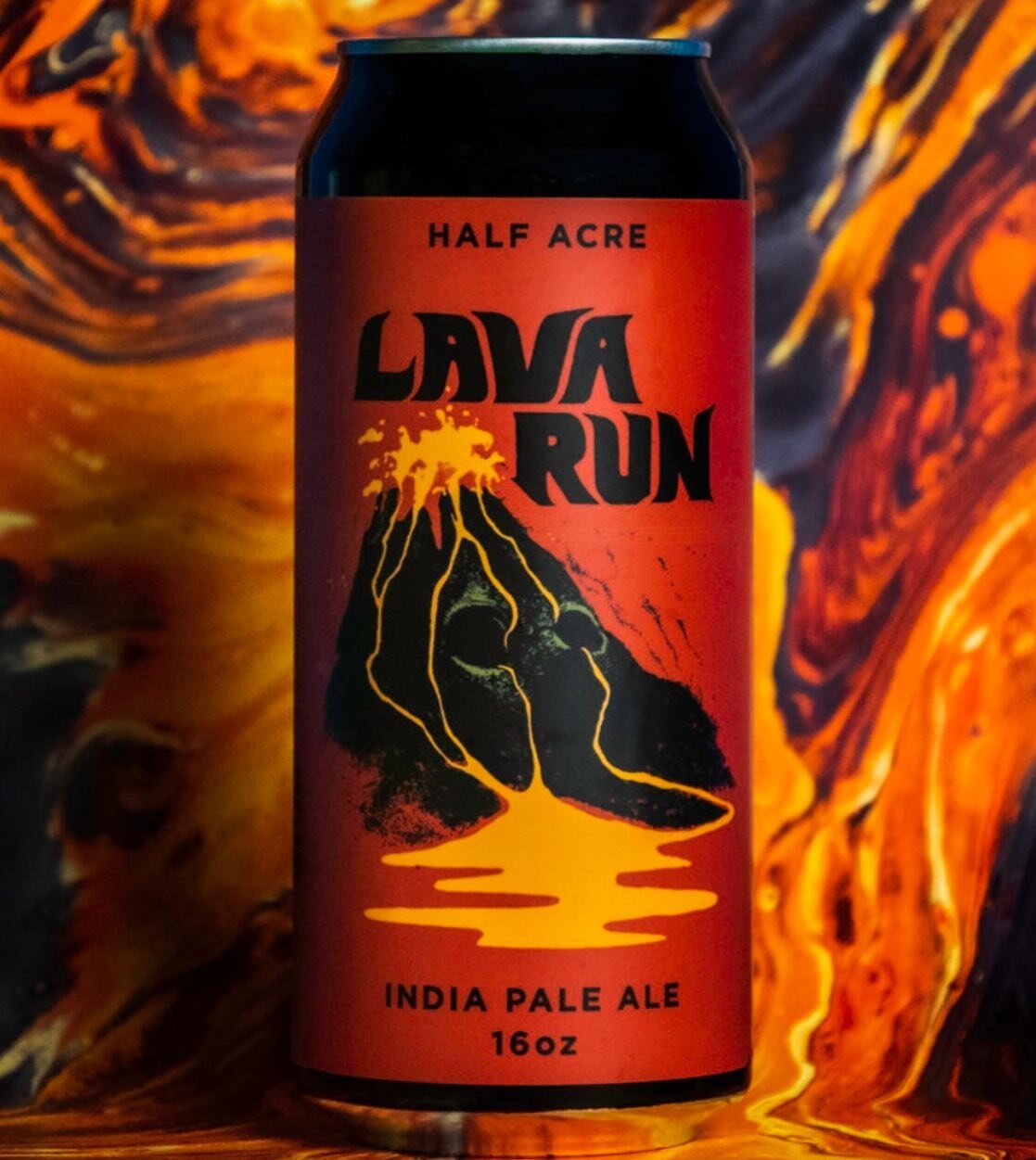 @halfacrebeer Lava Run now available in package and draught! 6.3% Strata focused Hazy IPA and it&rsquo;s 🔥 🔥 🔥