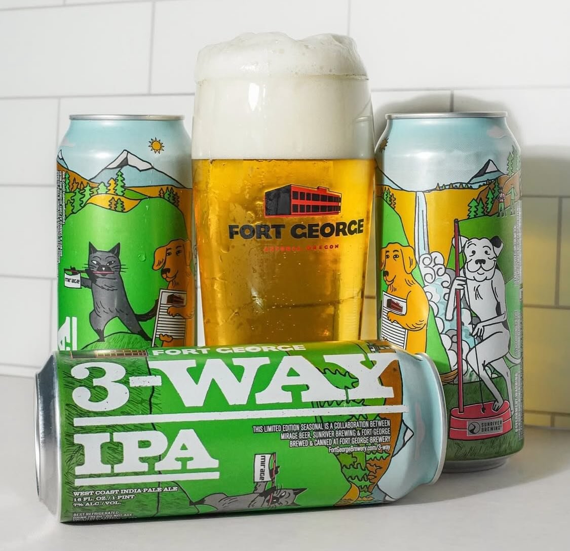 @fortgeorgebeer 3way season starts right now Bay Area! Landed today and ready for sale - you know what time it is!! 🍻