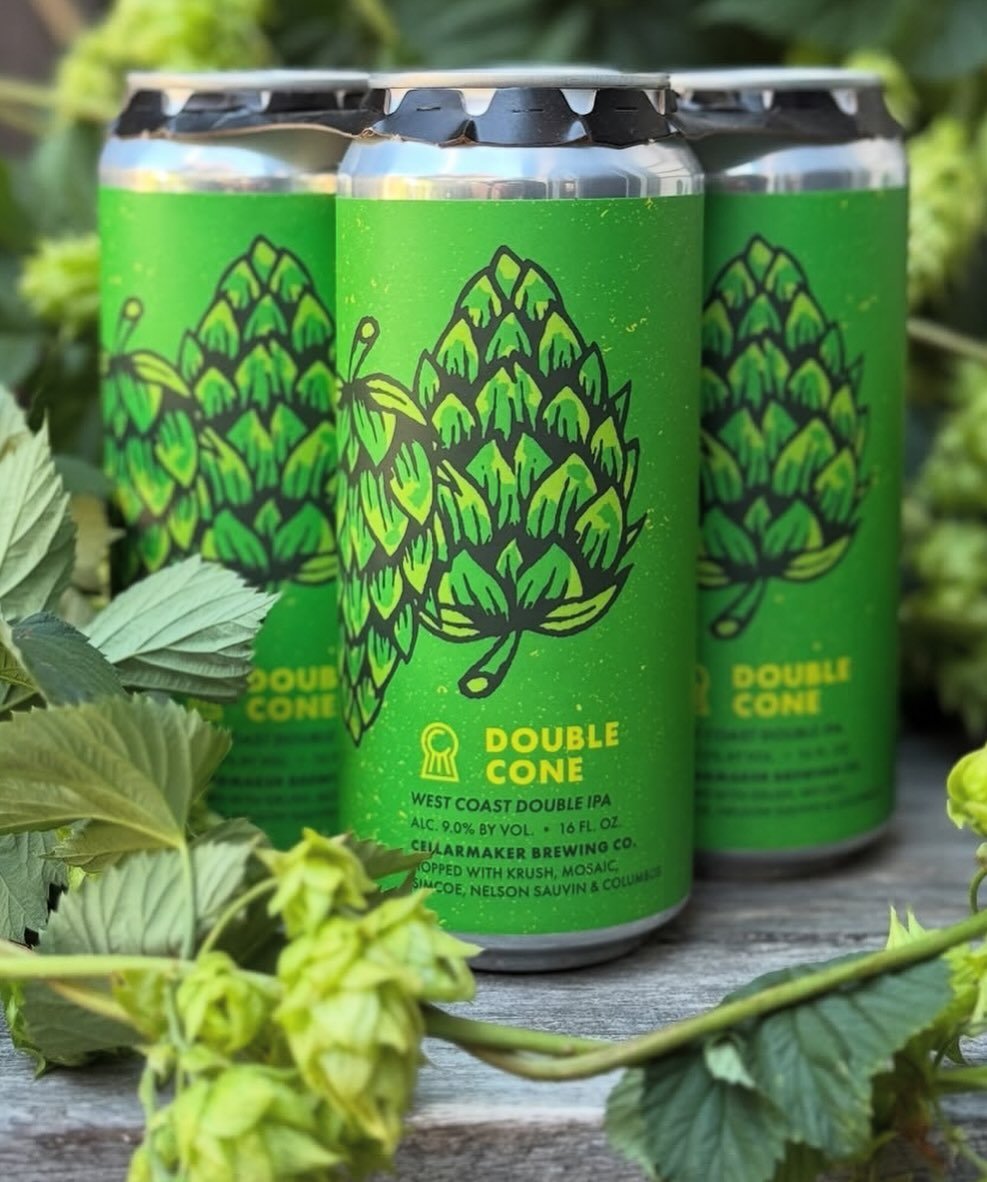In this latest edition of Brew Your Friends Beer&trade;, @cellarmakerbrewing brewed one of the most iconic West Coast Imperial IPAs out there: @alvaradostreetbrewery&rsquo;s legendary DOUBLE CONE.
ASB has been dialing in Double Cone since 2014, and i