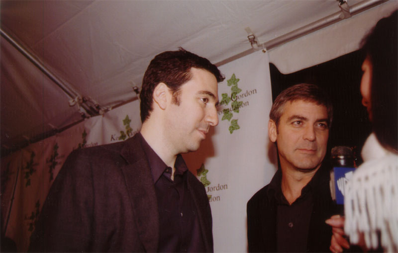 Jon Gordon and "Confessions" director, George Clooney