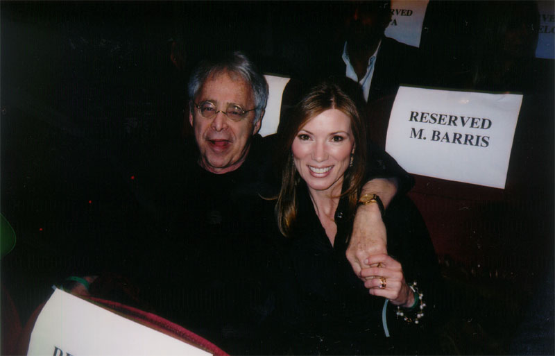 Chuck Barris (on whose autobiography the film was based on) at the screening with wife, Mary