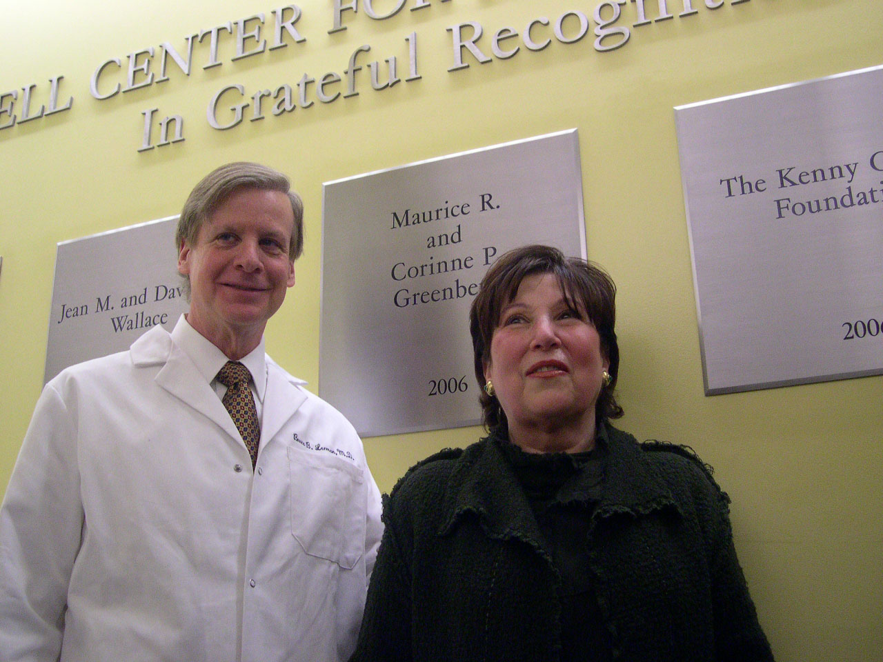 Dr. Bruce Lerman and Vivien Gordon