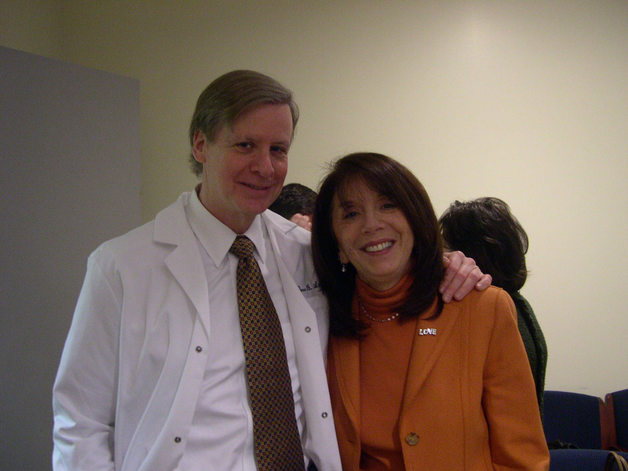 Dr. Bruce Lerman and KGF board member Roberta Breitbart