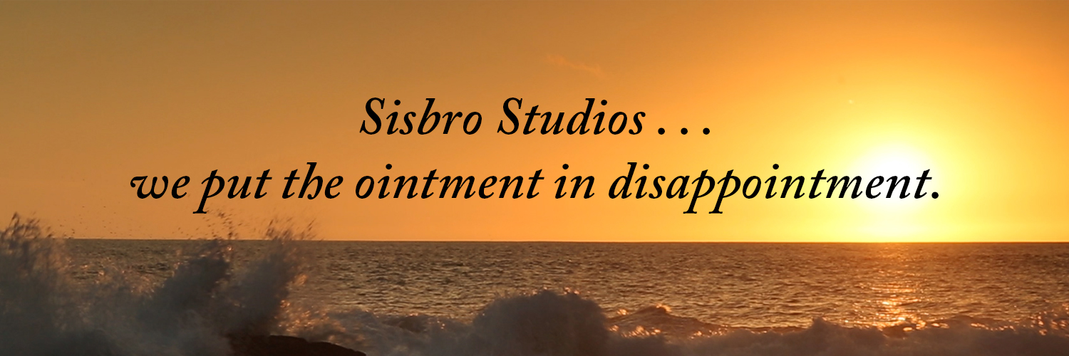 Sisbro Studios ... we put the ointment in disappointment.