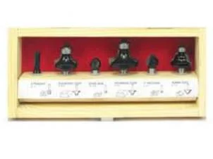 Router bit sets