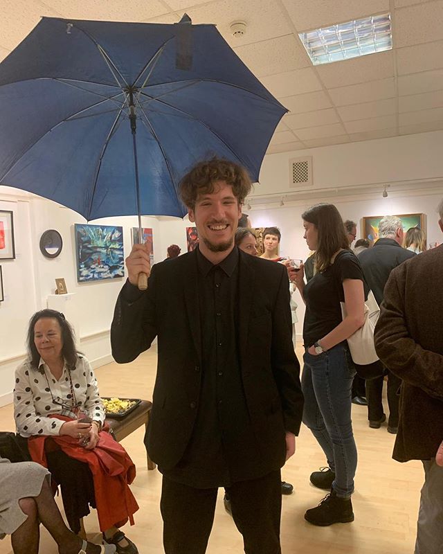 Last night at @poskgallery during APA&rsquo;s spring exhibition. 
#polishart #polishartist #exhibition #galleryart #gallery #polishartists #londonart #londonartists #artshow #polskiartysta #polskasztuka #surrealism #funnyphotos #londonexhibition