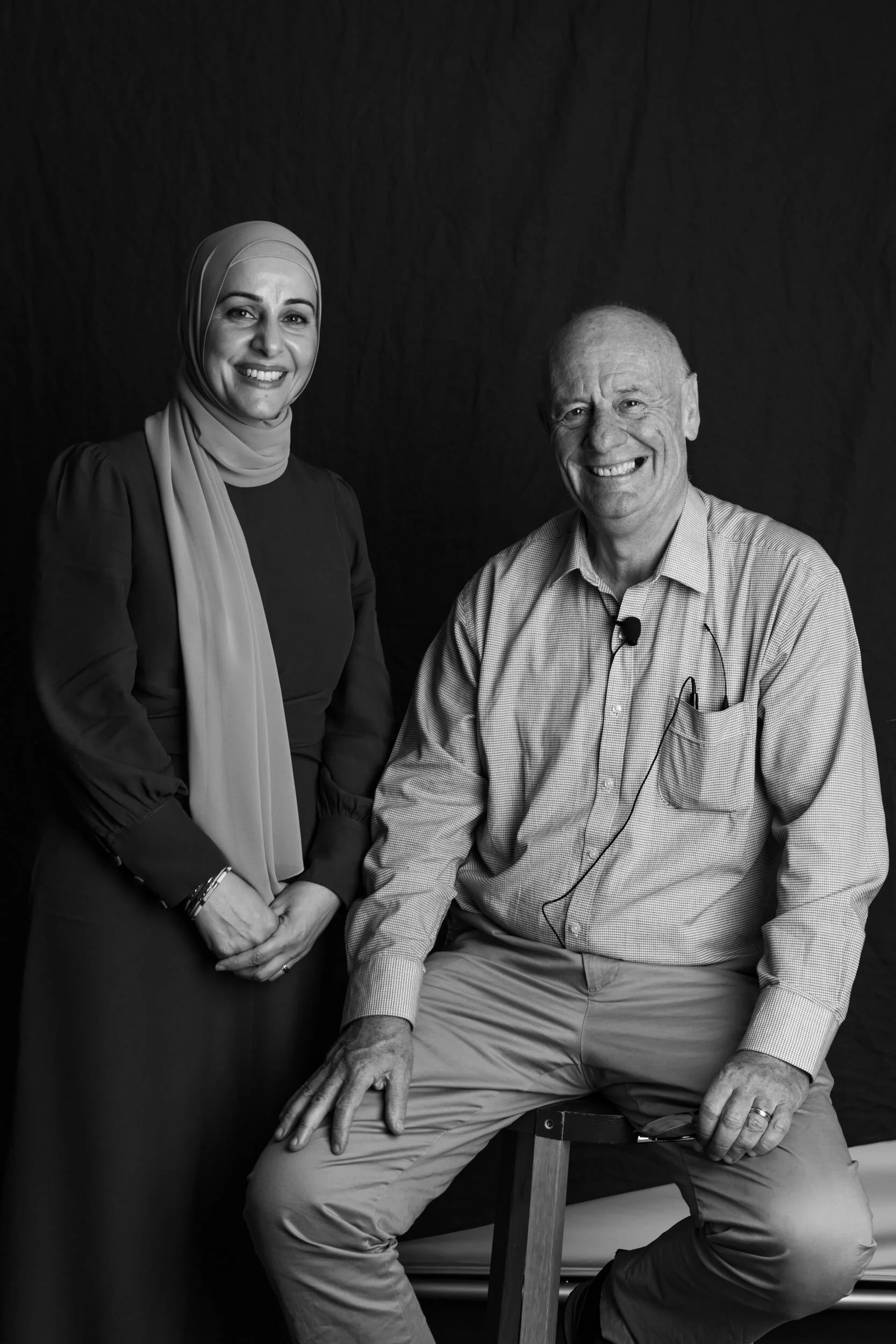 Raja Yassine and Tim Costello