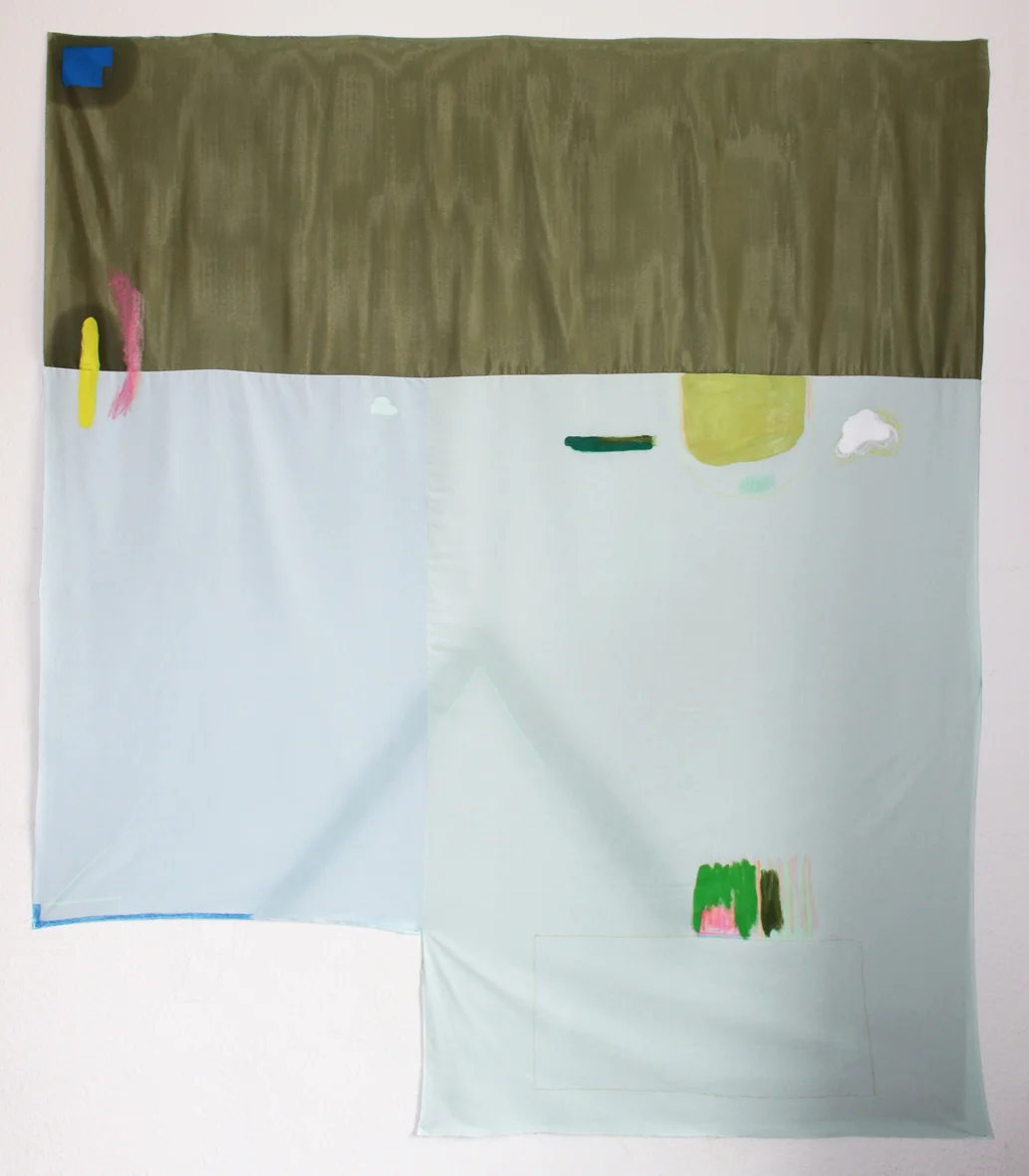 Charlene_Hahne_BRING SHELTER I_2017_Ölfarbe_ Öl-Pastell_Buntstift_Filzstift auf Baumwolle u. Polyacryl 215x190 cm.jpg
