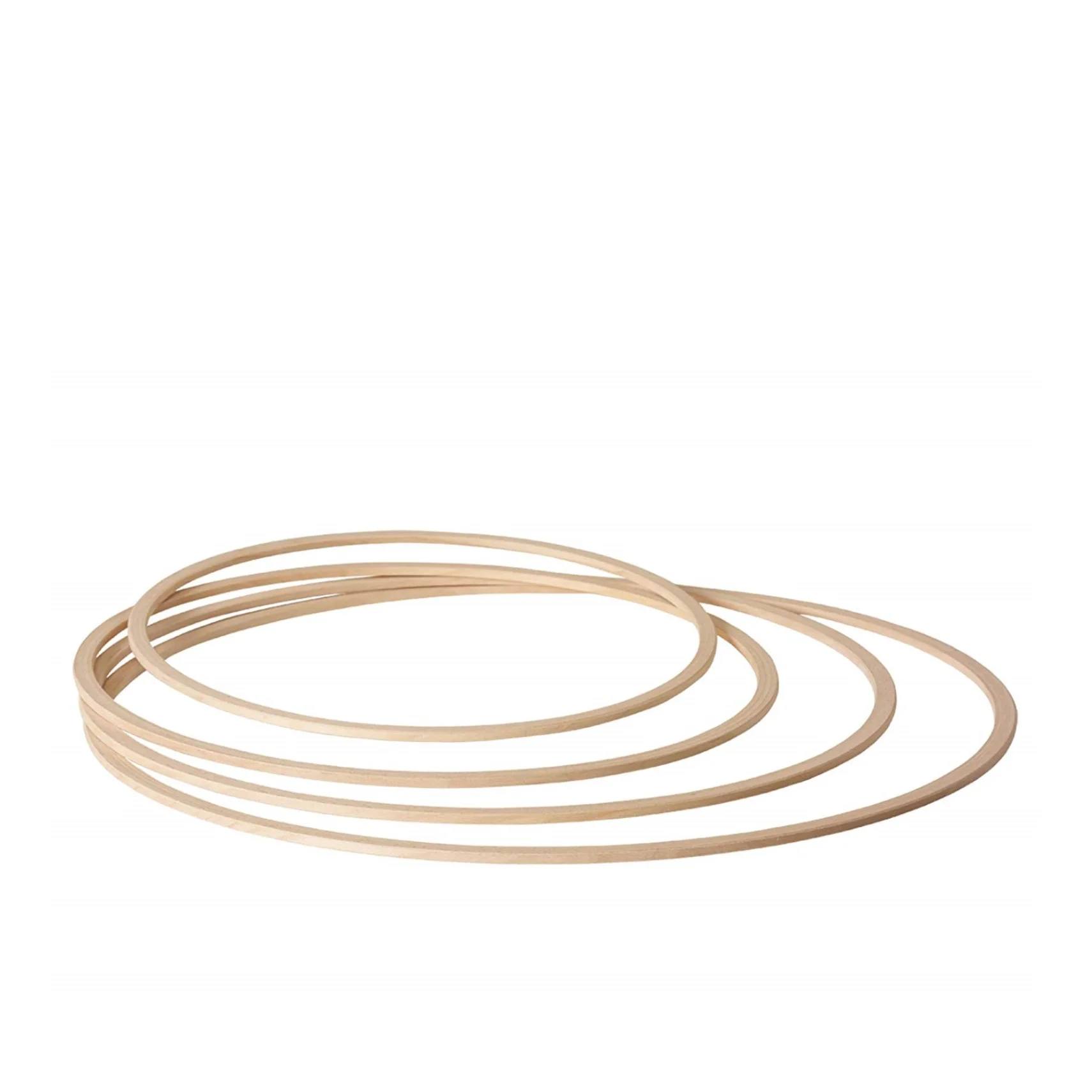 LARGE WOODEN HOOPS 80cm, 70cm & 60cm diameter