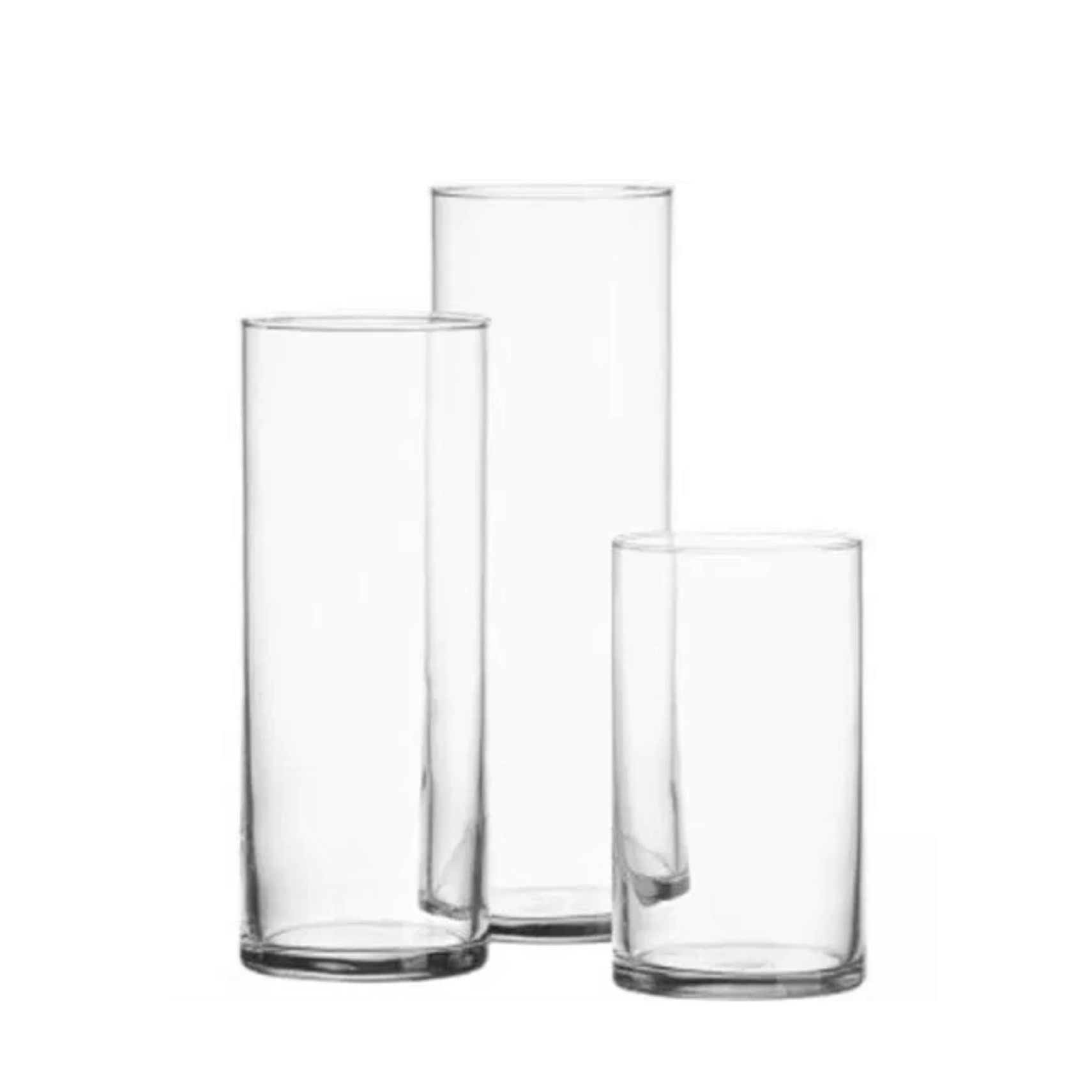 GLASS CYLINDER VASES
