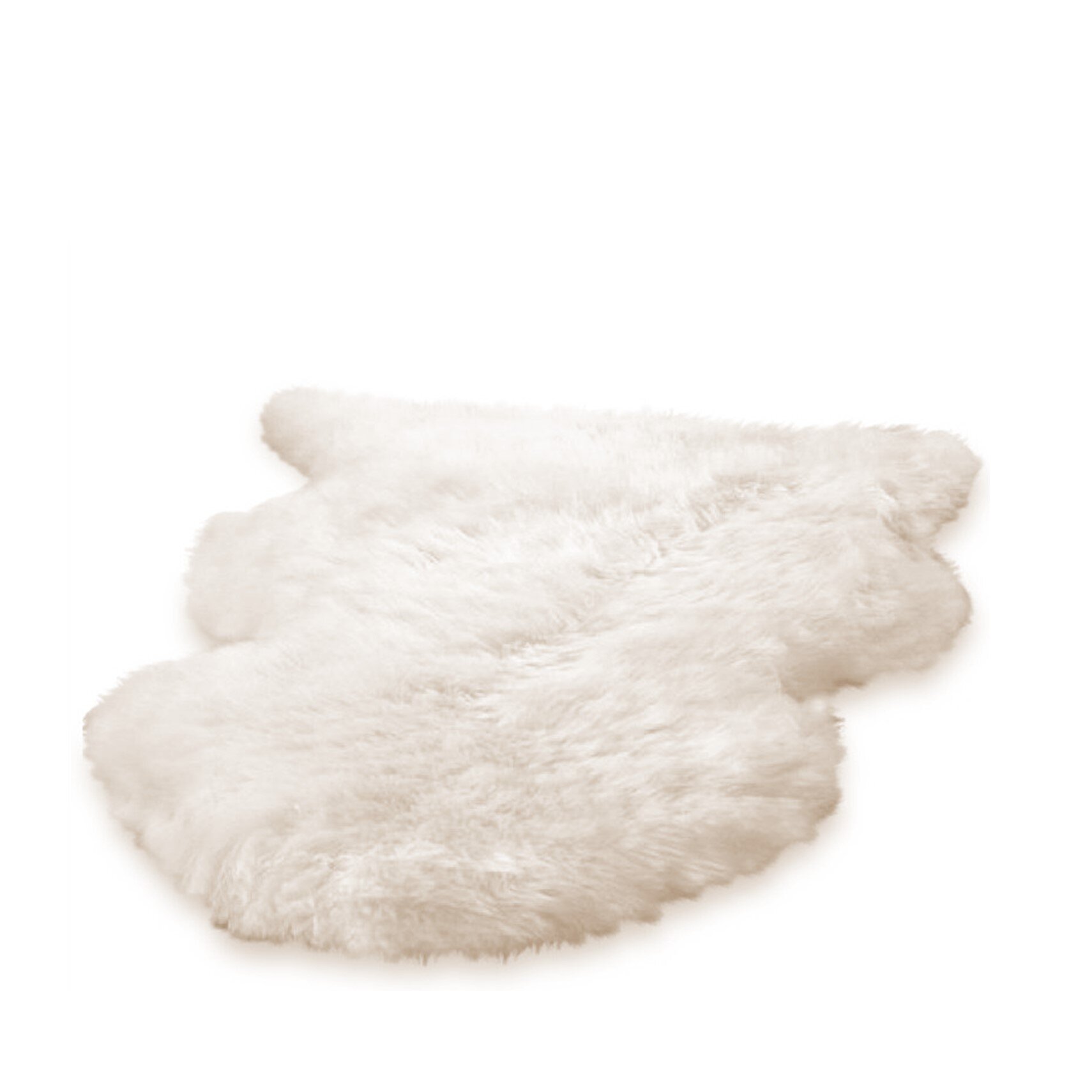 Cream Faux Sheepskin Rug