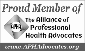 Proud member of the alliance of professional health advocates logo seal