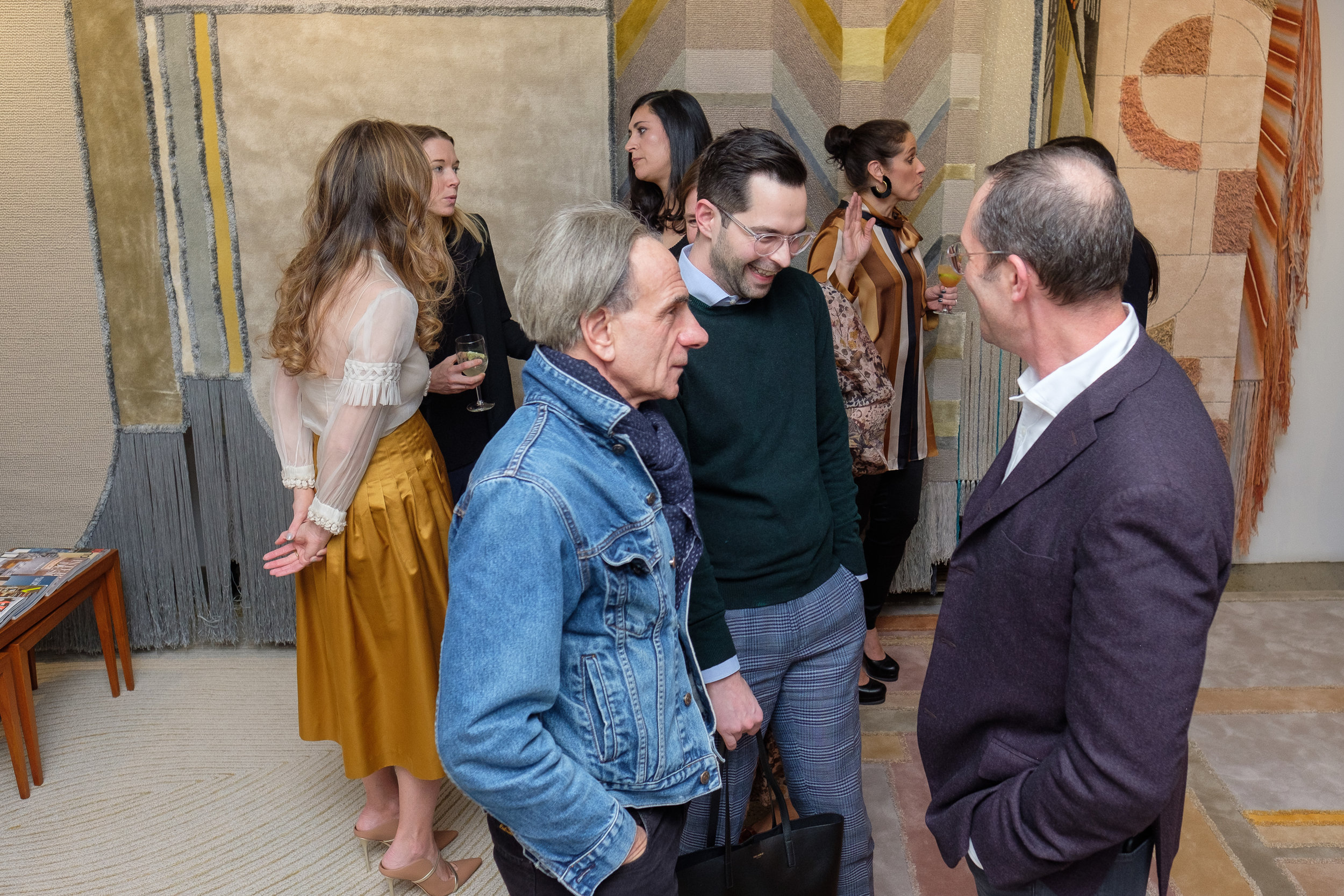 (Foreground) Robert Rufino (Hearst magazines), Bennett Leifer (Bennett Leifer), David Hamilton (Hearst magazines)