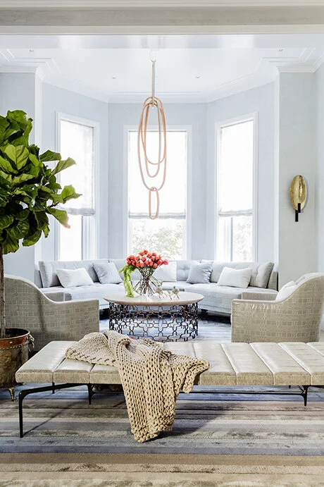  Custom Carpet for Back Bay Townhouse.    Designed by: D’Aquino Monaco Inc.    Photography: Michael J. Lee 