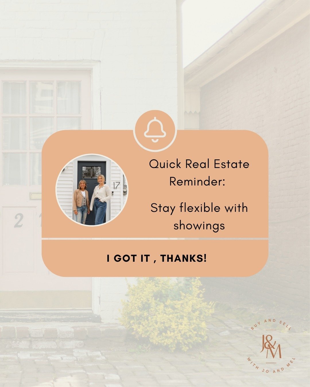 Remember, flexibility is key when selling your home! ✨ ⁠
⁠
Be open to accommodating showings at various times to welcome more potential buyers through your door. Evenings &amp; weekends matter but so do all other hours that you can accommodate. ⁠
⁠
E