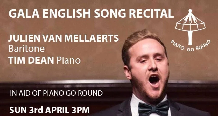 Gala English Song Recital Sunday 3rd of April 2022