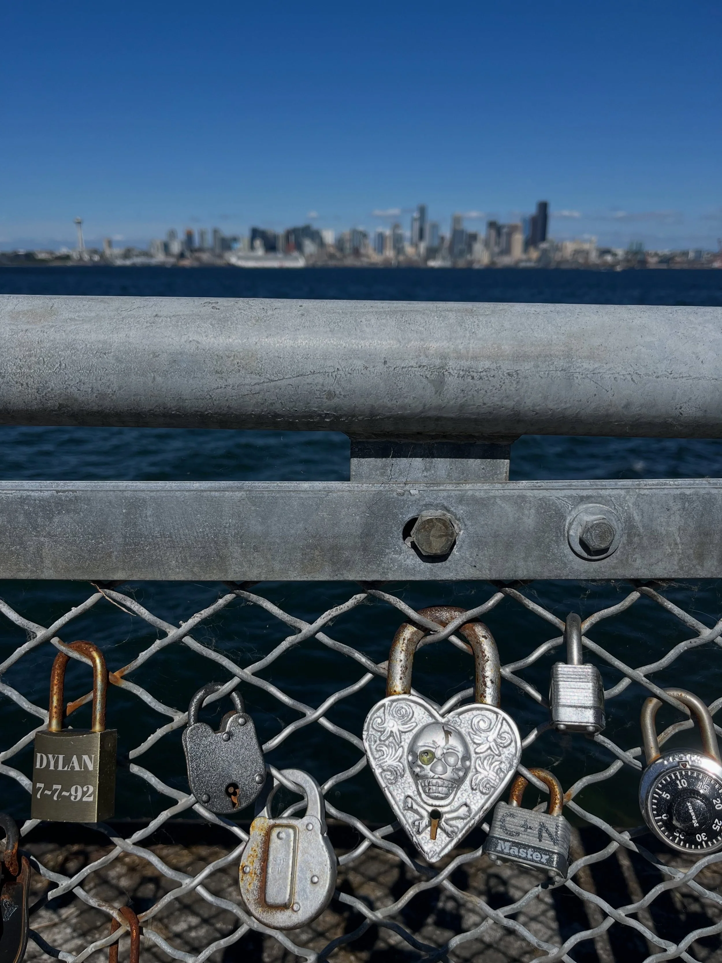 For last week&rsquo;s &ldquo;Sunday in Seattle&rdquo; date we wandered over to Alki Beach for lunch and a long stroll. I have lived here nearly thirty years now and I still love this town. &hearts;️

In the first photo you can just make out the Space
